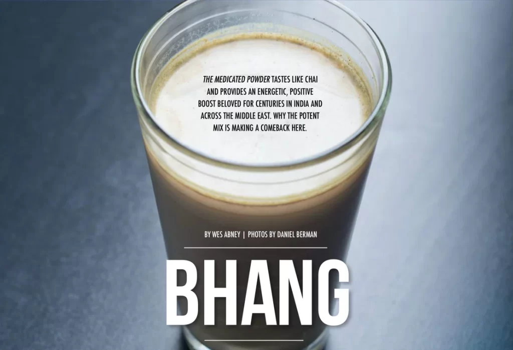 Bhang - A Historic Use of Cannabis